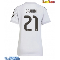 Real Madrid Brahim Diaz #21 Replica Home Shirt Ladies 2025-26 Short Sleeve